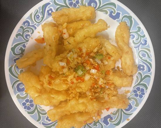 Deep Fried Salt and Pepper Squid   椒鹽鮮魷